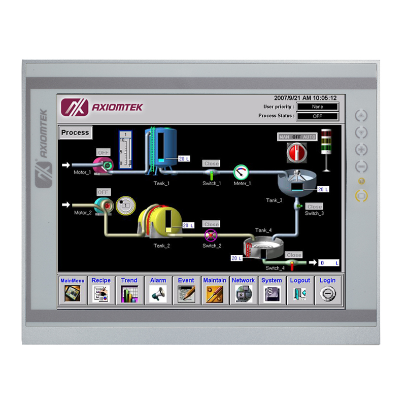 Máy tính công nghiệp màn hình cảm ứng: P1197E-861